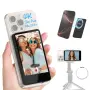Moman XView M4 екран за селфита за iPhone и Android, 4-инчов дисплей, 5.8GHz P2P предаване, снимка 1