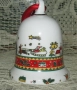 Порцеланови звънчета, камбанки, с коледни мотиви, нови, снимка 4