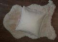 Пухкаво бяло килимче+възглавничка плюш-лукс!, снимка 2