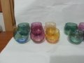 Ретро цветни чашки , снимка 1 - Антикварни и старинни предмети - 35984995