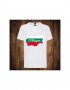 Мъжка патриотична тениска с щампа - трети март-Български флаг - Трибагреник