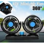Двоен вентилатор за автомобил Digital One SP01096 HX-T303 – 12V, за къмпинг, снимка 4