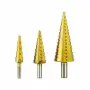 Комплект 3 стъпални свредла за метал 3-32 mm, снимка 2