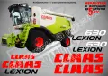 CLAAS земеделска механизация стикери, снимка 5