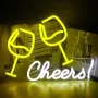Неонова табела Наздраве/ Cheers Neon Light LED, снимка 7