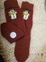 Ръчно плетени мъжки чорапи от вълна, размер 44, снимка 4