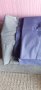 ПЛАТОВЕ - тъмносин и сивомеланж за панталони летни, снимка 1