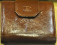 "D Collection" Genuine High Quality Brown Leather Wallet, снимка 1