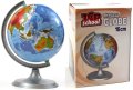Физически глобус, ф16см (150215) Географски глобус с изображение на физическата карта на света. , снимка 1 - Ученически пособия, канцеларски материали - 42006513