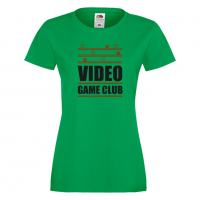 Дамска тениска Video Game Club, снимка 5 - Тениски - 36192953