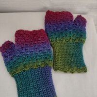 Плетени ръкавици без пръсти чисто нови, снимка 2 - Ръкавици - 42622967