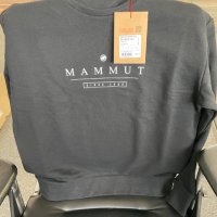 Дамска памучна блуза Mammut Core ML Crew, черна, размер М и XL, снимка 3 - Блузи с дълъг ръкав и пуловери - 42355146