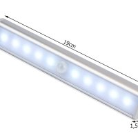 Самозалепваща LED лампа със сензор за движение, снимка 7 - Лед осветление - 42370342