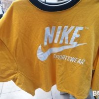 Nike Sportswear дамска жълта блуза овърсайз номер л м, снимка 13 - Блузи с дълъг ръкав и пуловери - 39571444