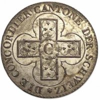 Монета Швейцария 1 Батцен 1826 г. Кантон Берн / 1, снимка 2 - Нумизматика и бонистика - 37915949