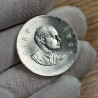 10 шилинга 1966 г UNC, Ирландия - сребърна монета, снимка 4 - Нумизматика и бонистика - 42493140