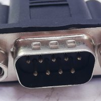 Сериен  кабел RJ50 10-пинов COM порт към DB9 9-пинов / Serial Cable Adapter RJ50 10-pin to DB9 9-Pin, снимка 3 - Друга електроника - 41366999