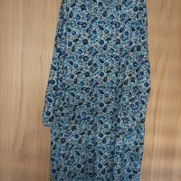 Макси флорална, памучна, асиметрична рокля, снимка 1 - Рокли - 40559637