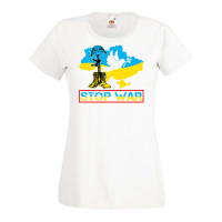Дамска тениска STOP WAR  подкрепям Укркайна, против Войната, снимка 6 - Тениски - 36114725