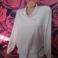 Бебешко розова официална блуза ХЛ , снимка 3 - Блузи с дълъг ръкав и пуловери - 41400671
