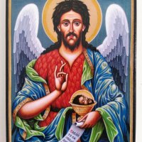 Икона на Свети Йоан Кръстител ikona Sveti Ioan Krastitel, снимка 1 - Икони - 16893893