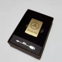 Луксозна USB запалка за цигари с лого на MERCEDES, снимка 6 - Запалки - 39306029