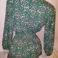 Елегантна блуза р-р S/М, снимка 6 - Блузи с дълъг ръкав и пуловери - 41716084