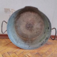 Стари медни тави ръчно ковани от майстори и времена., снимка 7 - Антикварни и старинни предмети - 40551261