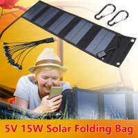 Сгъваем соларен панел 15 Вата, снимка 2 - Друга електроника - 41566893