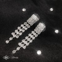Луксозен дамски комплект бижута с кристали от 2 части “Larissa”📿💎, снимка 5 - Бижутерийни комплекти - 41891035