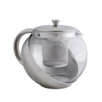 Стъклена кана за чай EK-1302GK - 750 мл, снимка 3 - Съдове за готвене - 34464085