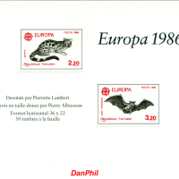 Франция 1986 Европа СЕПТ, Сувенирно, декоративно издание., снимка 1 - Филателия - 44668149