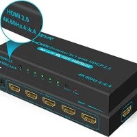 HDMI превключвател HDMI селекторен превключвател 5 порта HDR IR дистанционно 4K HDMI , снимка 5 - Друга електроника - 41981017