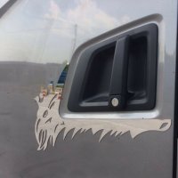 Комплект декорация дръжка врата на Скания Scania S R NextGen 2017+, снимка 1 - Аксесоари и консумативи - 35684878