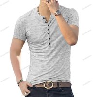 Лятна мъжка тениска с къс ръкав, 5цвята - 023, снимка 5 - Тениски - 40851001