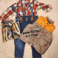 Бебешки маркови дрехи за момче, Zara, Gap, H&M, снимка 15 - Комплекти за бебе - 40407035