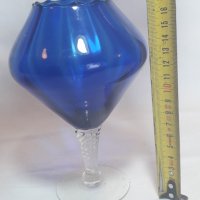 Чаша, ваза от цветно стъкло , снимка 5 - Декорация за дома - 33897977