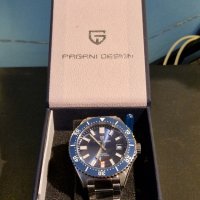 PAGANI DESIGN DIVER'S автоматичен часовник с Японски маханизъм SEIKO NH35,стъкло сапфир,водоустойчив, снимка 16 - Мъжки - 41757536