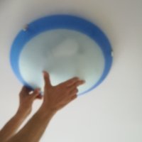 Стъкло за плафон 41 см диаметър, снимка 1 - Лампи за таван - 41535630