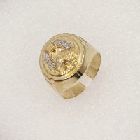 Златни мъжки пръстени-14К, снимка 17 - Пръстени - 38764140