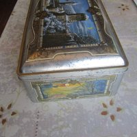 Уникална ламаринена тенекиена литографска кутия , снимка 2 - Колекции - 33946695