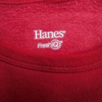 4XL Нова блуза Hanes в червено , снимка 7 - Блузи с дълъг ръкав и пуловери - 34854859