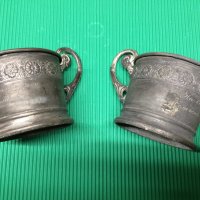 Ретро държачи за чаши 1922 година, снимка 1 - Антикварни и старинни предмети - 34322633