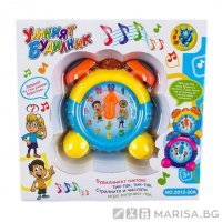 Умният будилник детска музикална игра часовник с включени батерии , снимка 2 - Образователни игри - 24462283