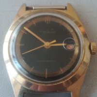 Мъжки часовник Ruhla - UMF 24. Made in GDR. Vintage watch. Ретро модел. Позлата. Механичен механизъм, снимка 5 - Мъжки - 41944640