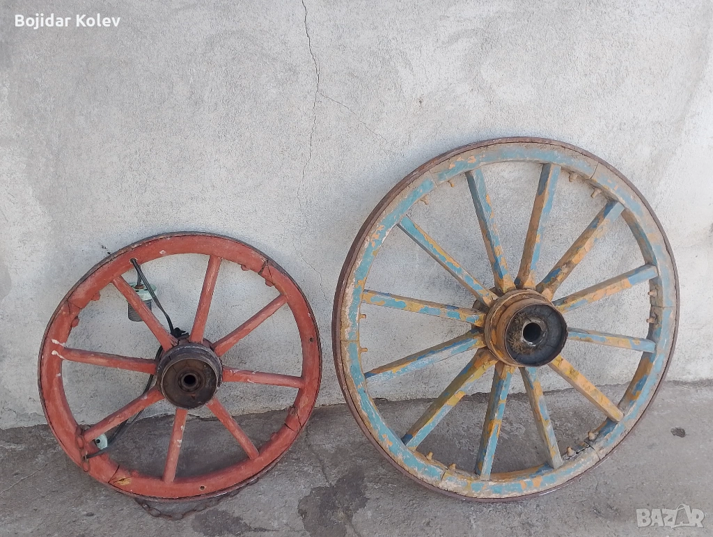 Дървени колелета, снимка 1
