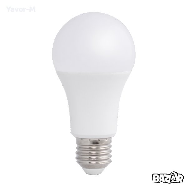 LED Лампа, Крушка, 12W, E27, 4000K, 220-240V AC, Неутрална светлина, Ultralux - LBL122740, снимка 1