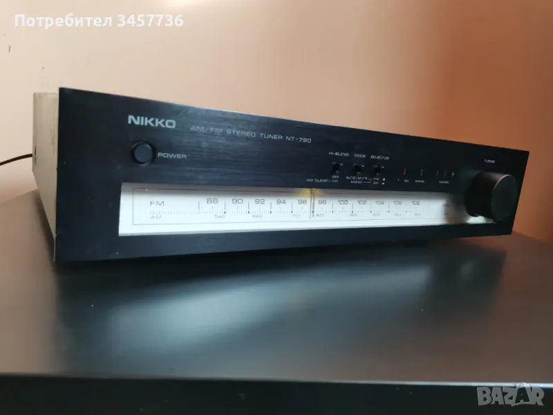 Винтидж Японски Стерео Тунер NIKKO NT-790 , снимка 1