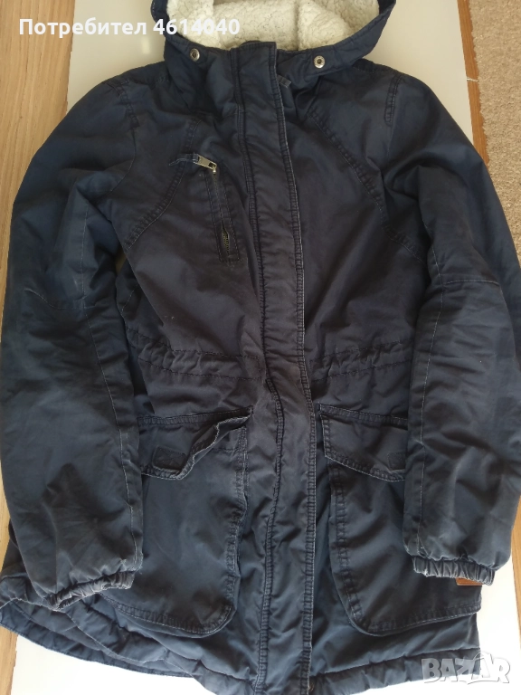 Яке с качулка ватирано топло размер М, снимка 1
