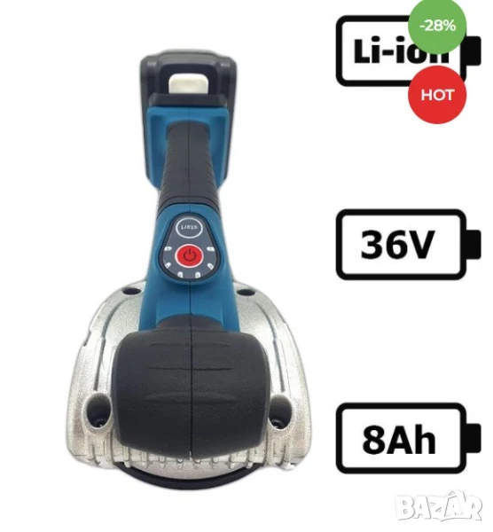 Немска акумулаторна вендуза за плочки 36V с 2 батерии 8Ah Kraft Royal - вакуум машина - акумулаторен, снимка 1